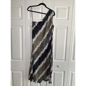 Lotus Eaters Womens Medium One Shoulder Dress‎ Glam Event